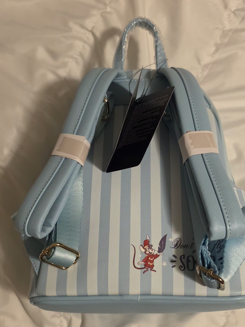 Loungefly Disney 80th anniversary Dumbo mini backpack Flying Over Train - Picture 4 of 6